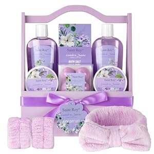 Bath and Body Gift Basket Set for W...