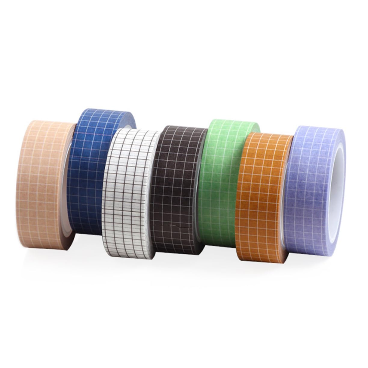 STOBOK 21stücke Teiliges Pure Color Grid Washi Tapes Dekorative Masking Tapes Für Scrapbooking Journaling Und Kreative Projekte Hochwertiges Klebeband Ohne Rückstände Für Und Planer
