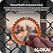 Lokai Silicone Beaded Bracelet for Mental Health Awareness - Large, 7 Inch Circumference - Jewelry Fashion Bracelet Slides-On for Comfortable Fit for Men & Women