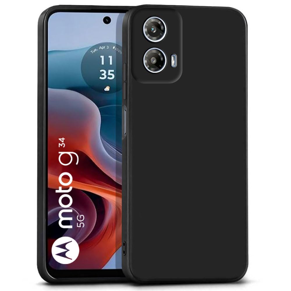 WOW IMAGINE Back Cover for Motorola Moto G34 5G | Moto G45 5G | Ultra Slim Soft Rubberised Case | Inner Velvet Fabric Lining | Matte Silicone Flexible Mobile Case | Camera Protection - Green (B0CS9PZYCN) Amazon Price History, Amazon Price Tracker