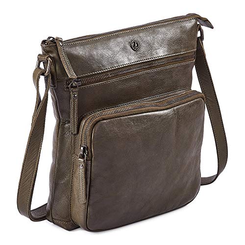 Image of Crossbody Bags for Women Genuine Leather Purse Handmade Vintage Shoulder Bag Crossover Pocketbook Adjustable Strap | Handmade