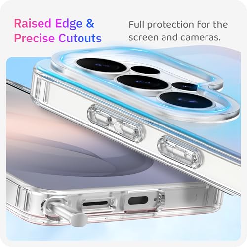 LONLI Hue Case for Samsung Galaxy S26 Ultra - Fluorescent Holographic Iridescent Phone Case - [Raised Camera Frame] - Cute and Unique Phone Cover for Girls and Women - image 7