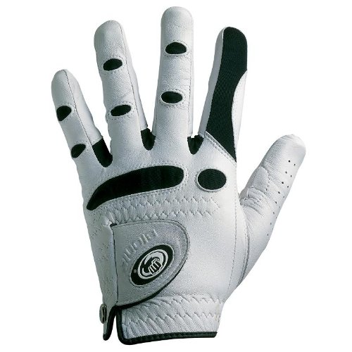 BionicStable Grip Golf Glove Natural Fit (Men's White, Left, Medium)