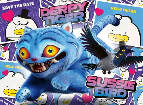 Ravensburger - K Pop Demon Hunters Derpy & Sussie, Puzzle 100 Piezas XXL