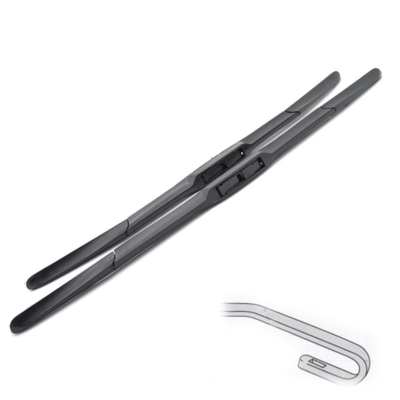 26 "+ 14" LHD Anteriore Ibrido Spazzole Tergicristallo Auto Parabrezza Parabrezza Tergicristallo per T&oyota per Corolla E160 E170 E180 2012-2018 Durevole