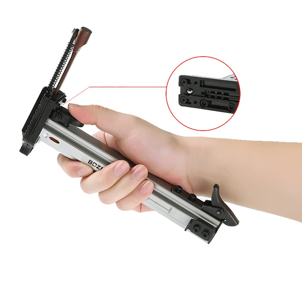 Jieotwice Semi-Automatic Cement Nailing Gun Automatic Rebound Manual Wire Slot Nailer Nail Gun Effort Saving 4-Mpa ST18B