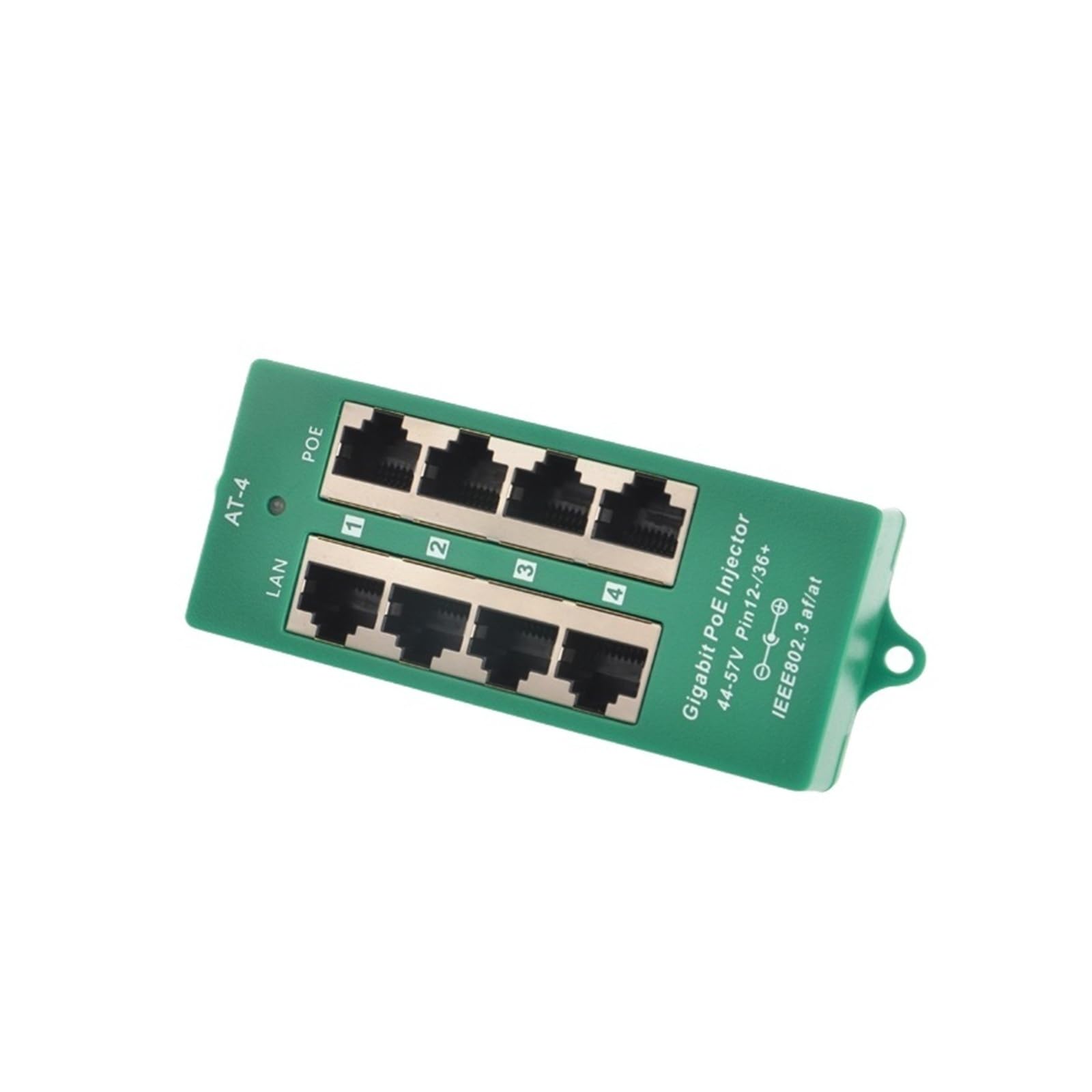 Injecteur Gigabit 802.3AT 4 ports 48 V 56 V PoE