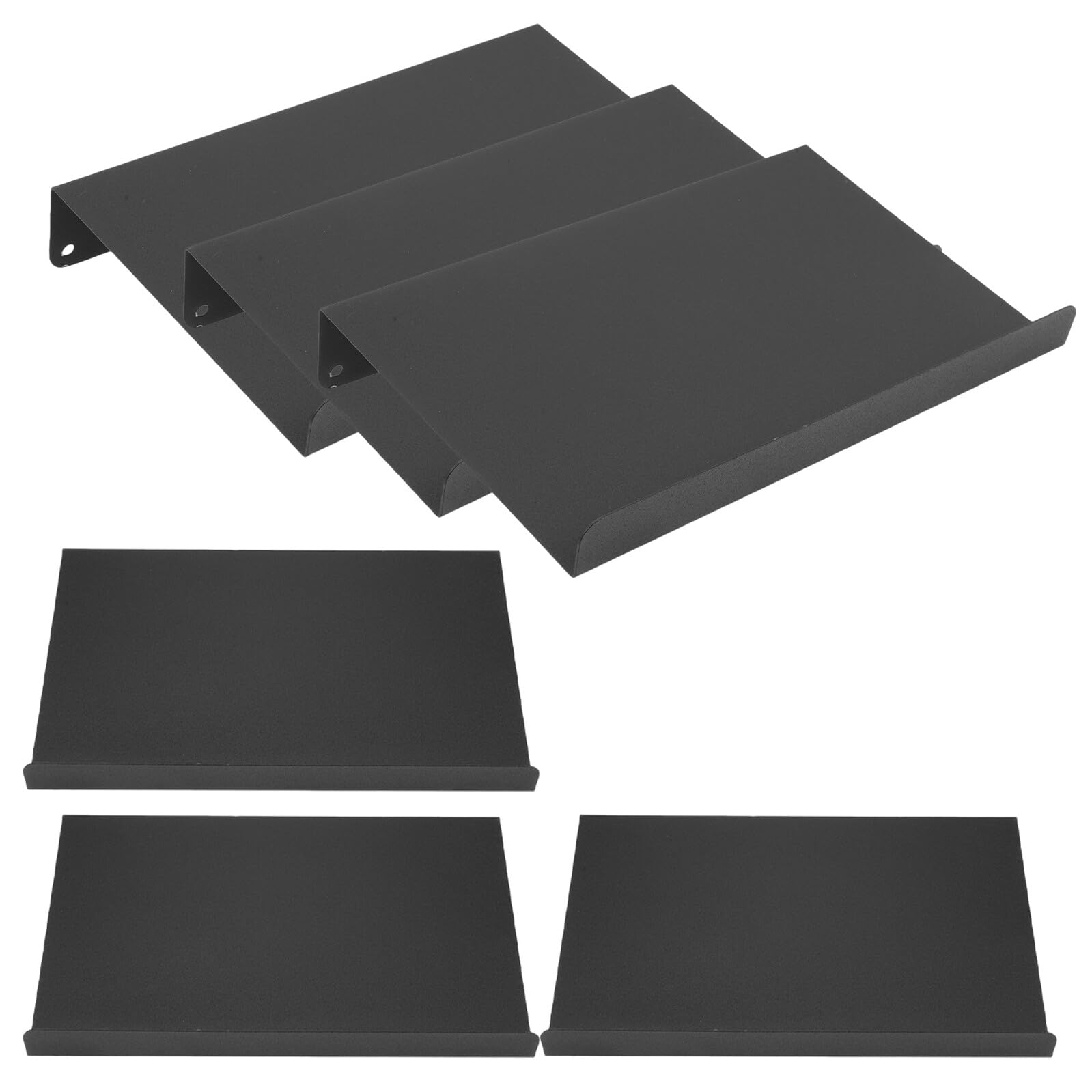 Gewürzschubladen Organizer für Küche, 1 Satz aus Space Aluminium, Schwarz