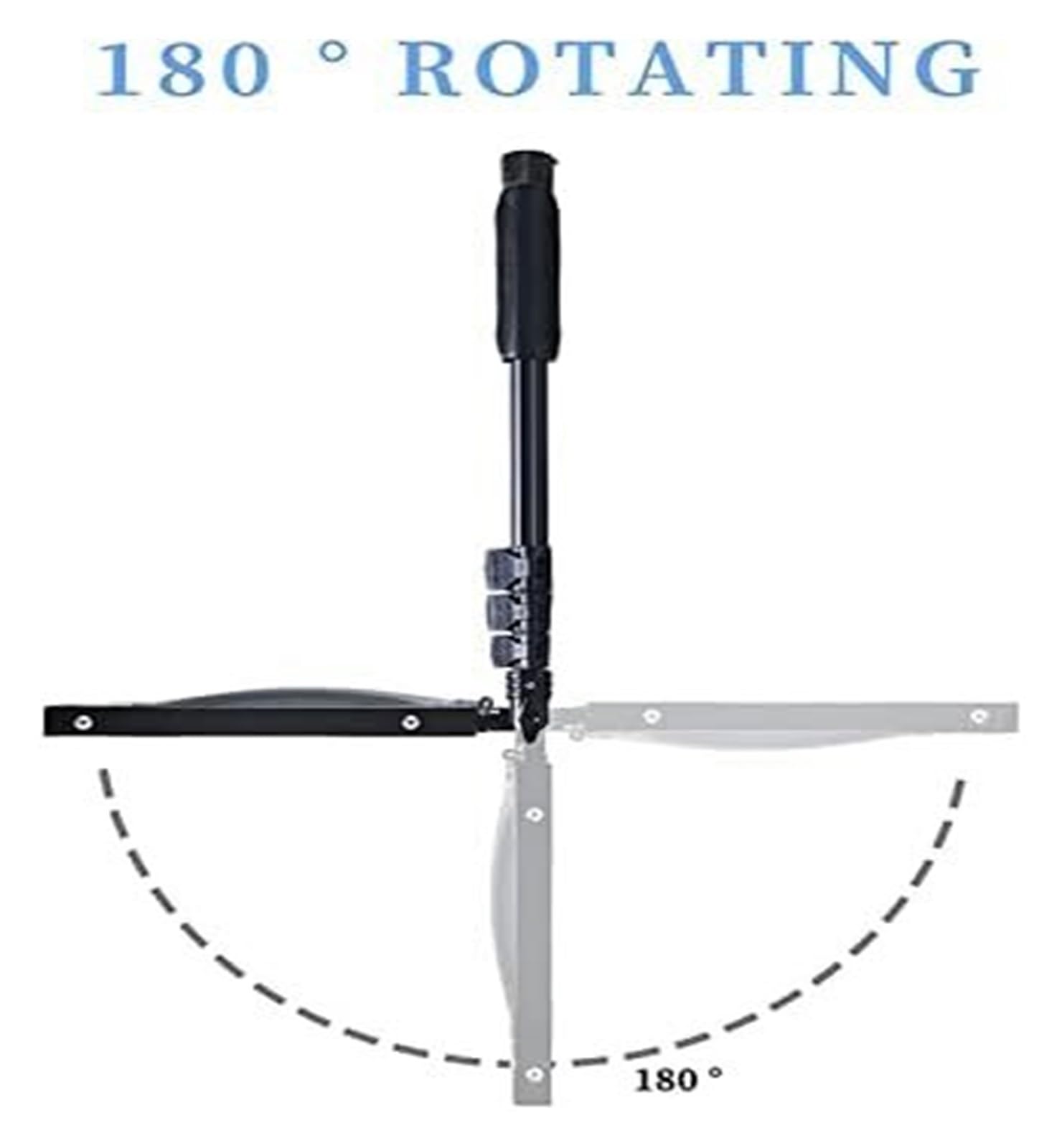 Specchietto di Ispezione Sottoscocca, Specchietto Quadrato in Acrilico con Ruote E Luce LED, Specchietto di Ispezione Estensibile E Regolabile.