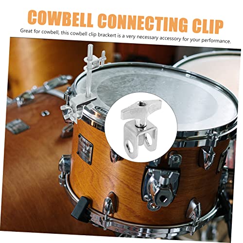 FAVOMOTO 5pcs Ajustable Soporte de Cowbell para Baterías Soporte Firme para Instrumentos de Percusión miniatura 5