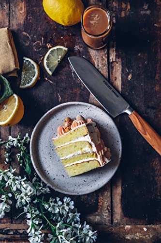 Felix Santoku-Messer mit Olivenholzgriff, 16 cm, Made in Germany