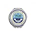 Micronesia National Emblem Hand Compact Mirror Round Portable Pocket Glass