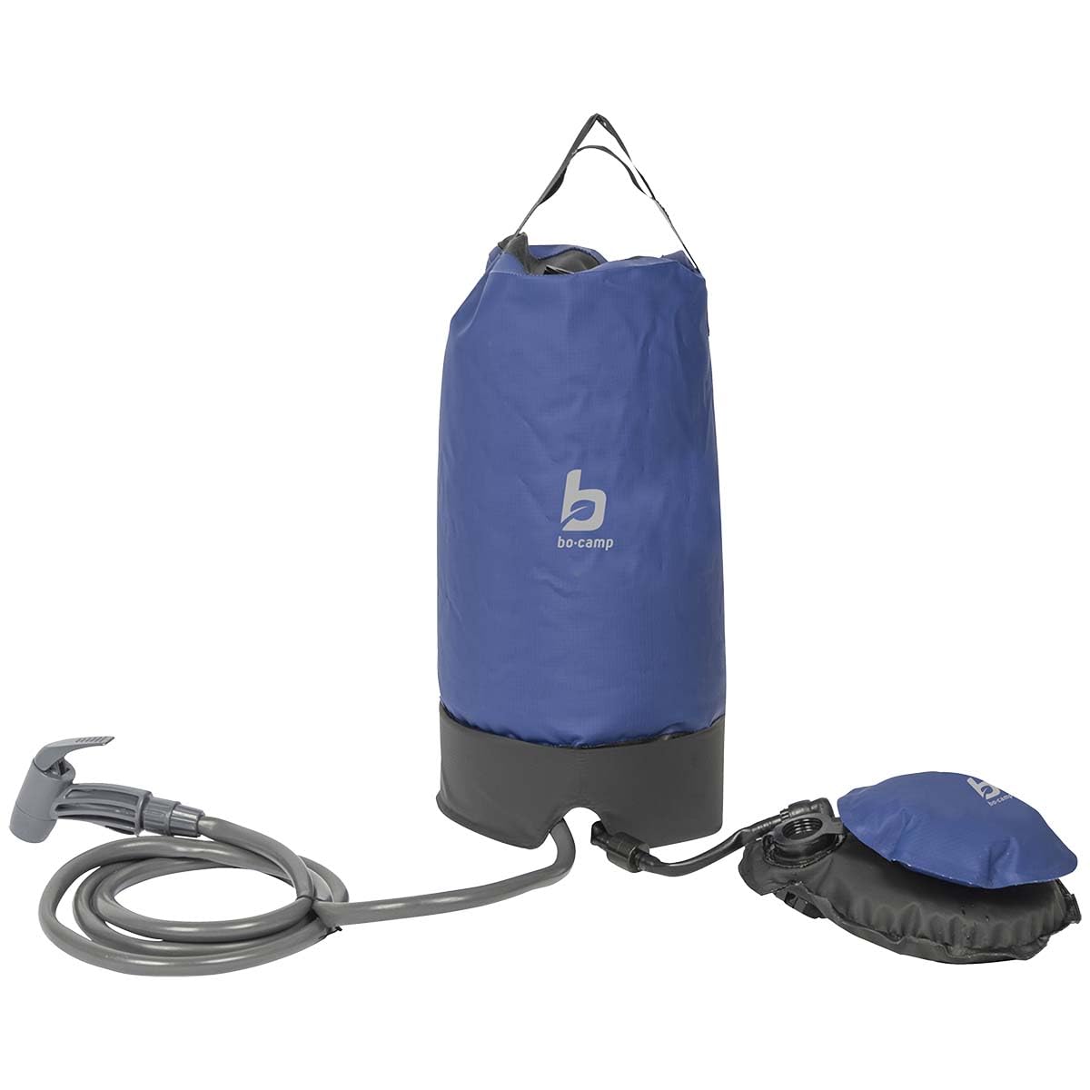 Bo-Camp Douche de Camping compacte avec Pompe, Bleu, 11 litres