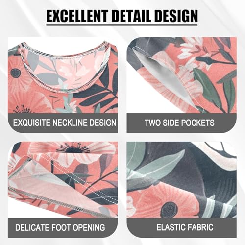 4337-panda Kids Pjs Set Boys Girls Summer Short-Sleeve Sleepwear Pajamas 2PCS4