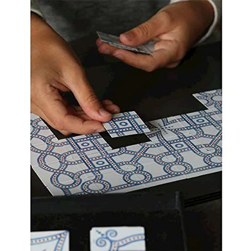 Tillions - Tile Puzzle Game For Kids & Family With Millions Of Possibilities. STEAM Educational Game Promotes Shape Sorting & Symmetry Learning. 144 Magnetic Tiles & Folding Magnetic Board For Ages 6+