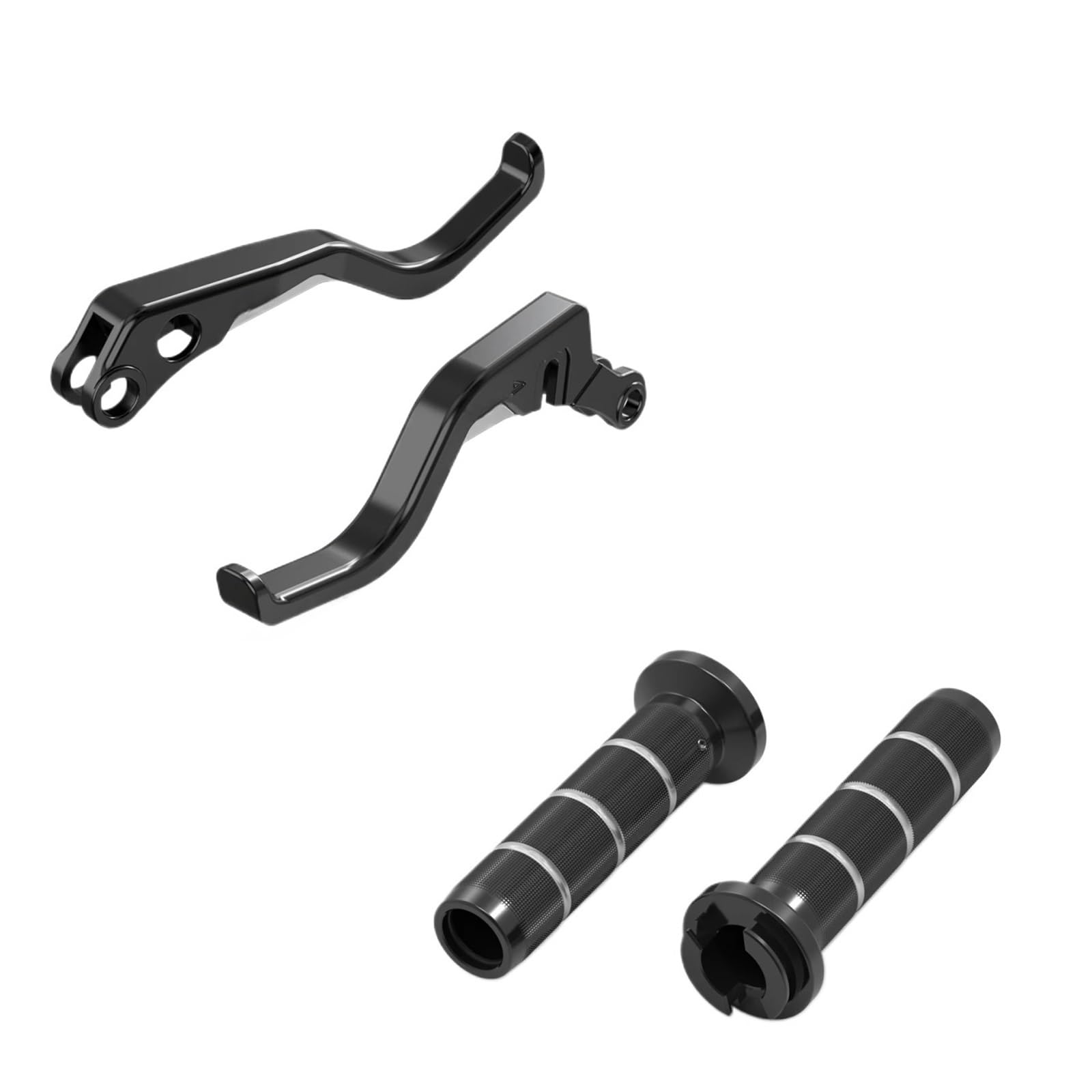 WKDYRIWO Short Brake Clutch Levers Handlebar Grips for Har&Ley Sportster S RH1250S 2021-2024 1250 RA1250 Nightster RH975 22-24 Motorcycle Brake Clutch Levers