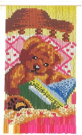 Kit de broderie perlée Coeur T803 tapisserie canevas imprimé facile