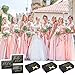 WLUSEAXI 8Pack Bridesmaid Proposal Box with 8Pack Bridesmaid Cards, Matron of Honor Proposal Gift Box, Maid of Honor Box, Will You be My Bridesmaid Box for Bridesmaids Gifts (Black)