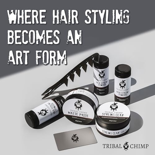 Tribal Chimp Hair Styling Powder, All-day Invisible Hold Hair Volumizer and Texture Powder for Men and Women, Styling Powder with Matte Finish - Single Pack, 10g