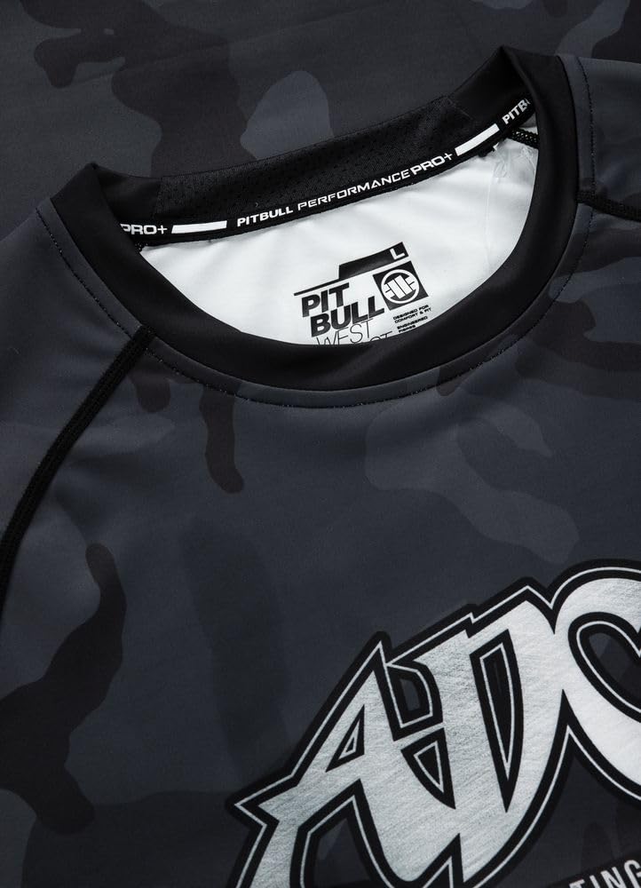 Pitbull Koszulka męska z długim rękawem Rashguard Gym Sport Pit Bull West Coast ADCC Camo