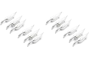 Swan Lake Knife Rest for Table Elegance (Set of 12, Silver)