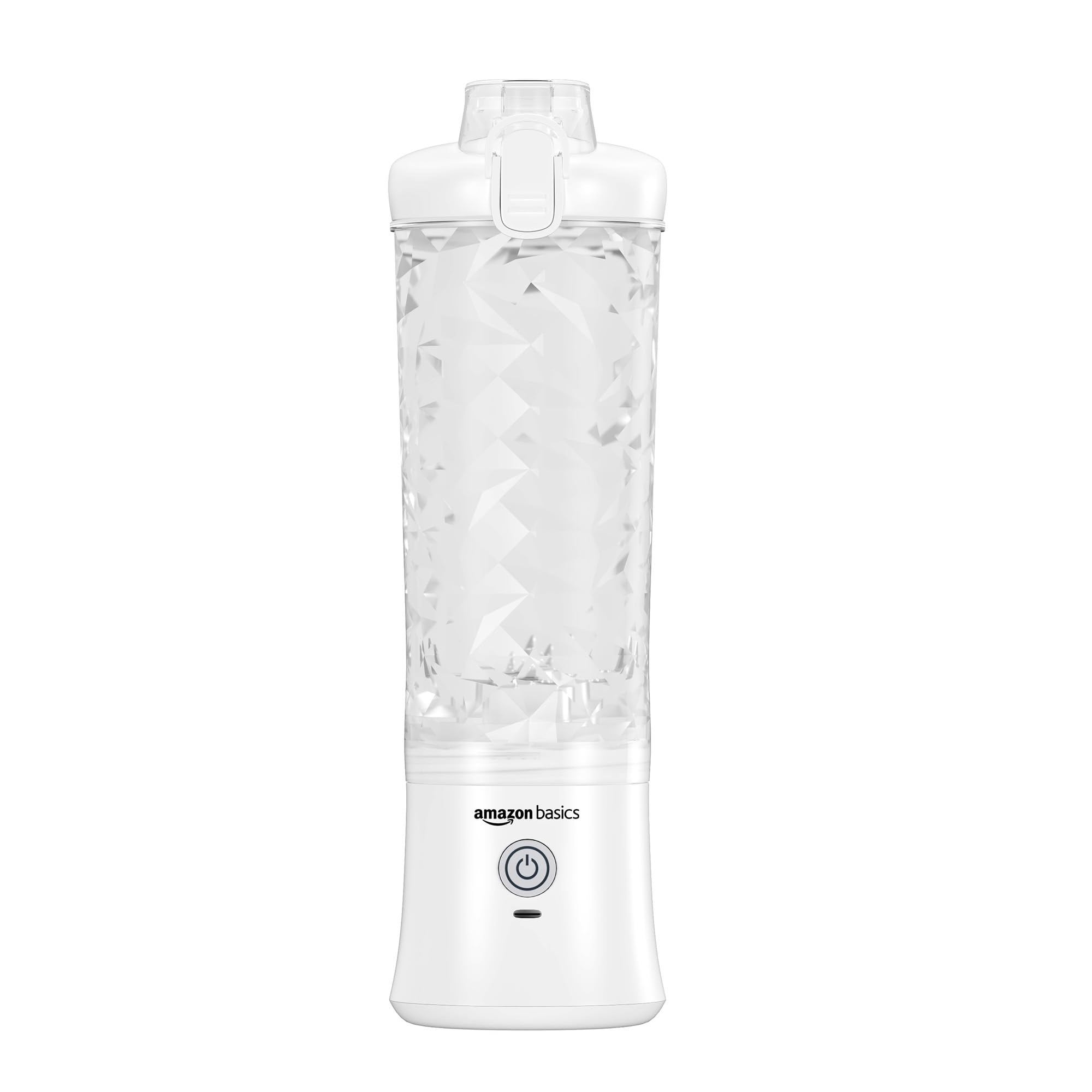 Amazon Basics Portable Blender | 230 W Motor, 4000 mAh USB-C Rechargeable Battery | Stainless Steel Blades | BPA-free | Safety Lock, Auto Shut-off | Built-in Sipper & Carry Handle (600 ml, White) (B0D5BQ9VN5) Amazon Price History, Amazon Price Tracker