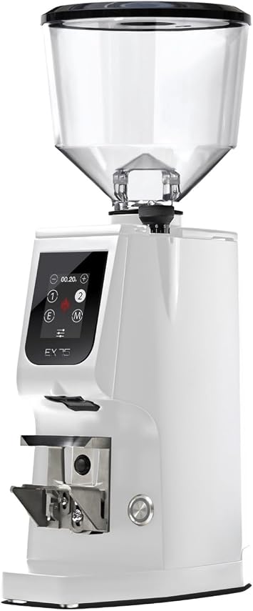 Eureka Atom Excellence 75 Commercial Espresso Grinder 75 mm Flat Burrs, Touch-Screen, Stepless Micrometric Adjustment, Silent Tech