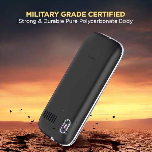 Image of Lava A3 King Dual Sim Keypad Mobile Phone | 1750mAh Big Battery | 1.8 inch Large Display | 7 Languages Read & Write Support | Vibration Alert (Charcol Grey)