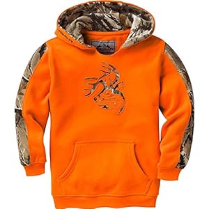 Legendary Whitetails Sudadera con capucha para niños, diseño de camuflaje, cómodo diseño de cuello en V