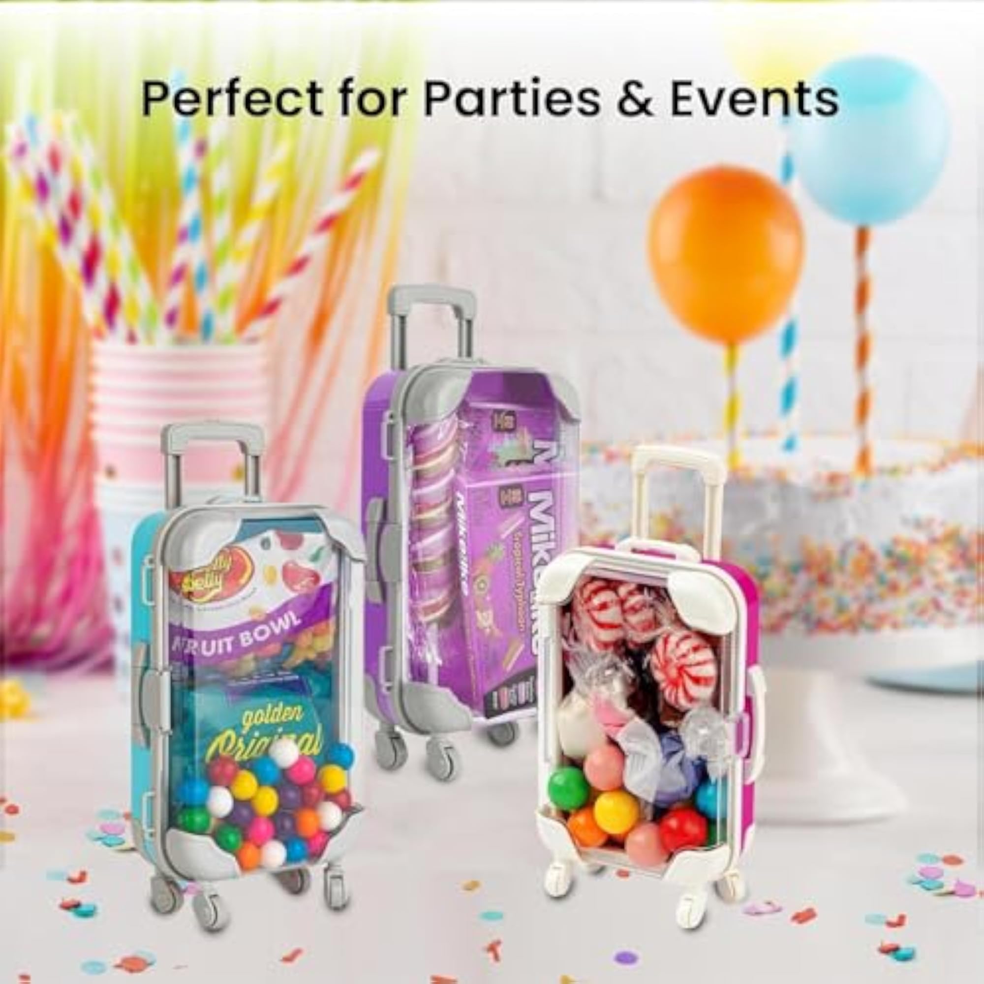 Mini Trolley Suitcase Storage Organizer for Travel Essentials