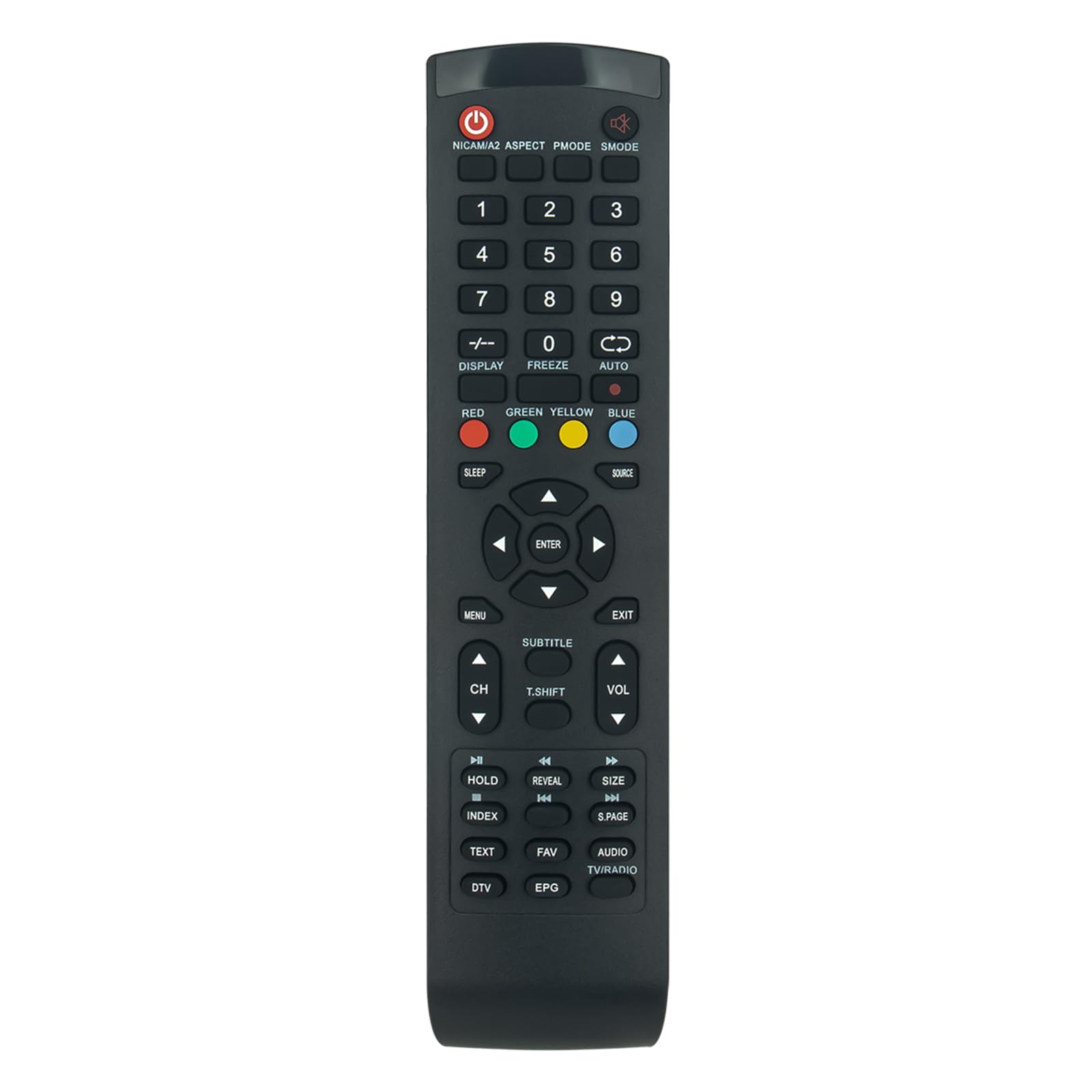 Alltro Ersatz TV Fernbedienung Passend Für JTC Jay-Tech RC159 GPRC15926 Fernbedienung S03d60o8