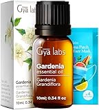 Gya Labs Gardenia Essential Oil - 0.34 Fl Oz - for Hair, Skin, Diffuser, Aromatherapy & DIY Candle Making Scent