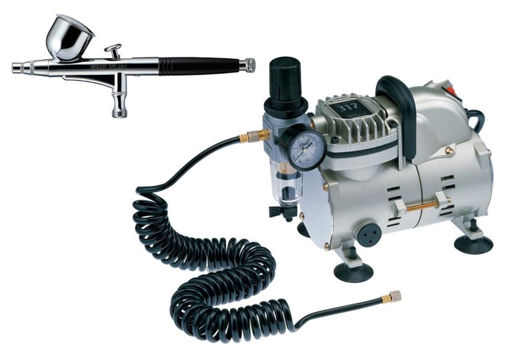 Amazon | ウェーブ コンプレッサー 317 エアブラシ付 | ペインティング  