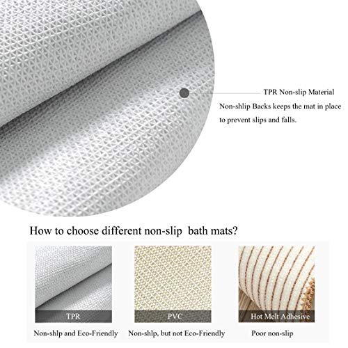 ARNTY Badmat Antislip,Badmatten Vloermat,Badkamer Matten Douchedekens Tapijten Zachte Microvezel Chenille… - Image 4