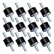 WYYFXY® 12 Stück Gummilager mit Außengewinde M6 × 18 Gummipuffer Vibrationsdämpfer M6 Schwingungsdämpfer, für Wasserpumpen Luftkompressoren(VV20 × 15)