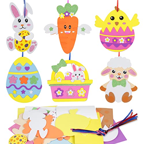 Fennoral Easter Craft Kit for Kids - Make Your Own Easter Foam Stickers, Ornaments & DIY Arts & Crafts Party Supplies by Fennoral - Used condition - US$13.49