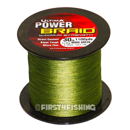 Ultima Power Braid Mainline - Cod Bass Wrasse Pike Lure Sea Fishing Line