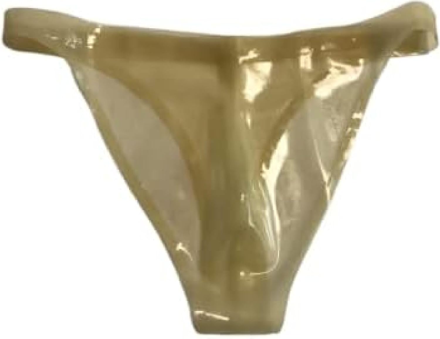 Sexy Silver Mens Latex Briefs Rubber Underwear T-Back 3D Tailor,Dark Blue,L