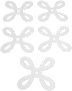 Schimer 5 Pcs Clear Acrylic Thread Spools for Knitting and Sewing Projects Portable Lightweight Thread Winder Organizer