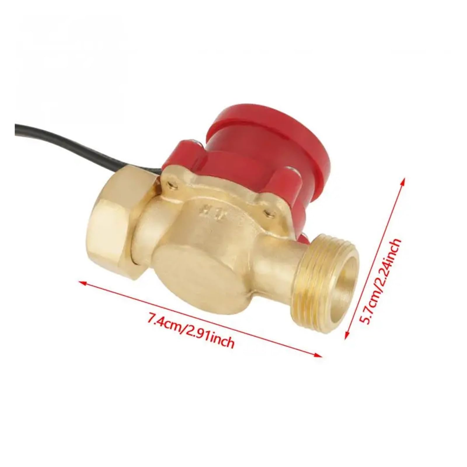 Flow Sensor Meter Digital Pipeline Water Flow Flow Switch HT-60 220V 0.5A G3/4