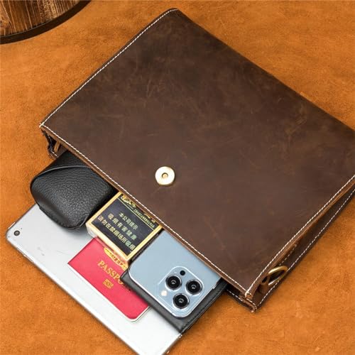 Bolsa de cuero vintage resistente para ejecutivos y viajes de negocios 3