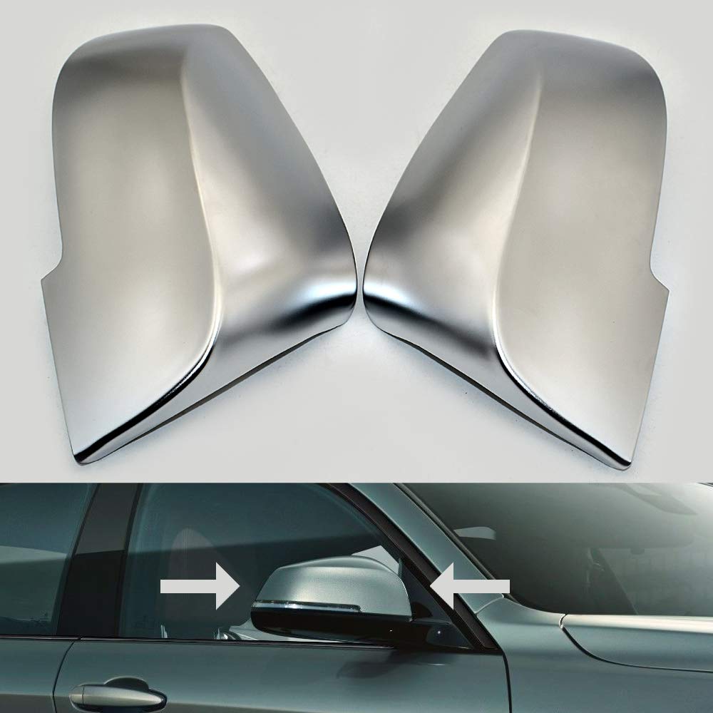 Matowa chromowana osłona lusterka wstecznego osłona lusterka bocznego do BMW 1 2 3 4 serii F20 F30 F31 F21 F22 F23 F32 F33 F34 F35 X1 E84