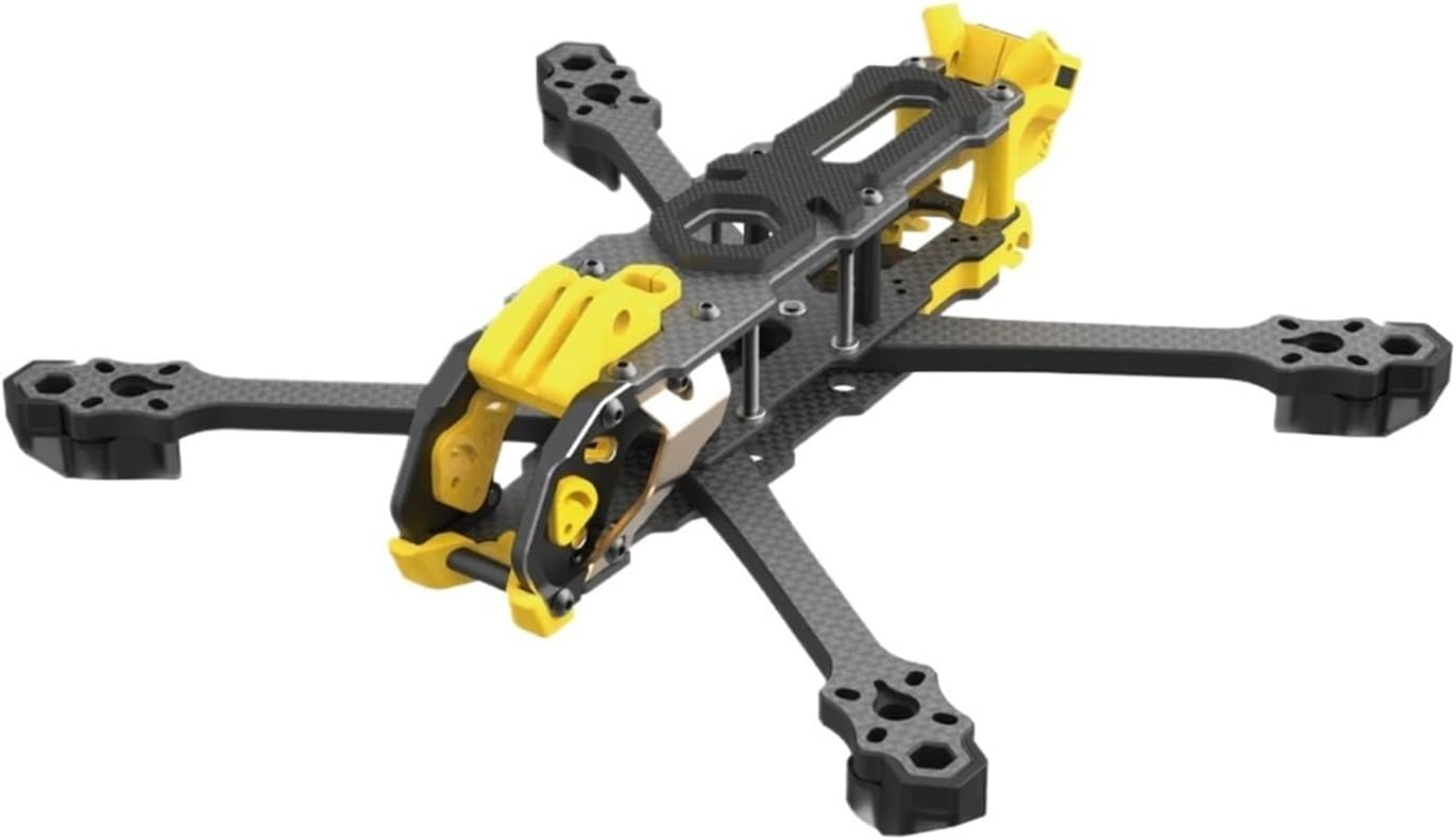 Compatible For SpeedyBee Mario 5 O4 Frame Kit DC/XH Version With Carbon Fiber Plate FPV Freestyle RC Racing Drone(Mario5 DC O4 Advancd)