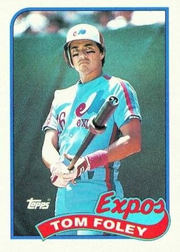 Amazon.com: 1989 Topps #529 Tom Foley - Montreal Expos (Baseball