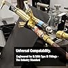 Koike Oxy-Fuel Flashback Arrestor Quick Connect Torch to Hose Locking Coupler Set, Safe Fuel/Oxygen Disconnect, Tight Sealing, OSHA Compliant (SET) #4