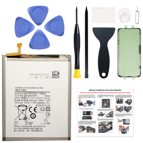 MAXSHARKS Fit for Galaxy A70 4G Battery Replacement, with Installation Manual EB-BA705ABU Battery for Samsung Galaxy A70 4G All Models with Repair Toolkit SM-A705F, SM-A705X, SM-A705U, QL1695