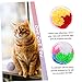 DOITOOL 6pcs Colorful Cat Grinding Interactive Chew Toys for Kittens for Teething Playtime Promotes Healthy Exercise Preserves Furniture