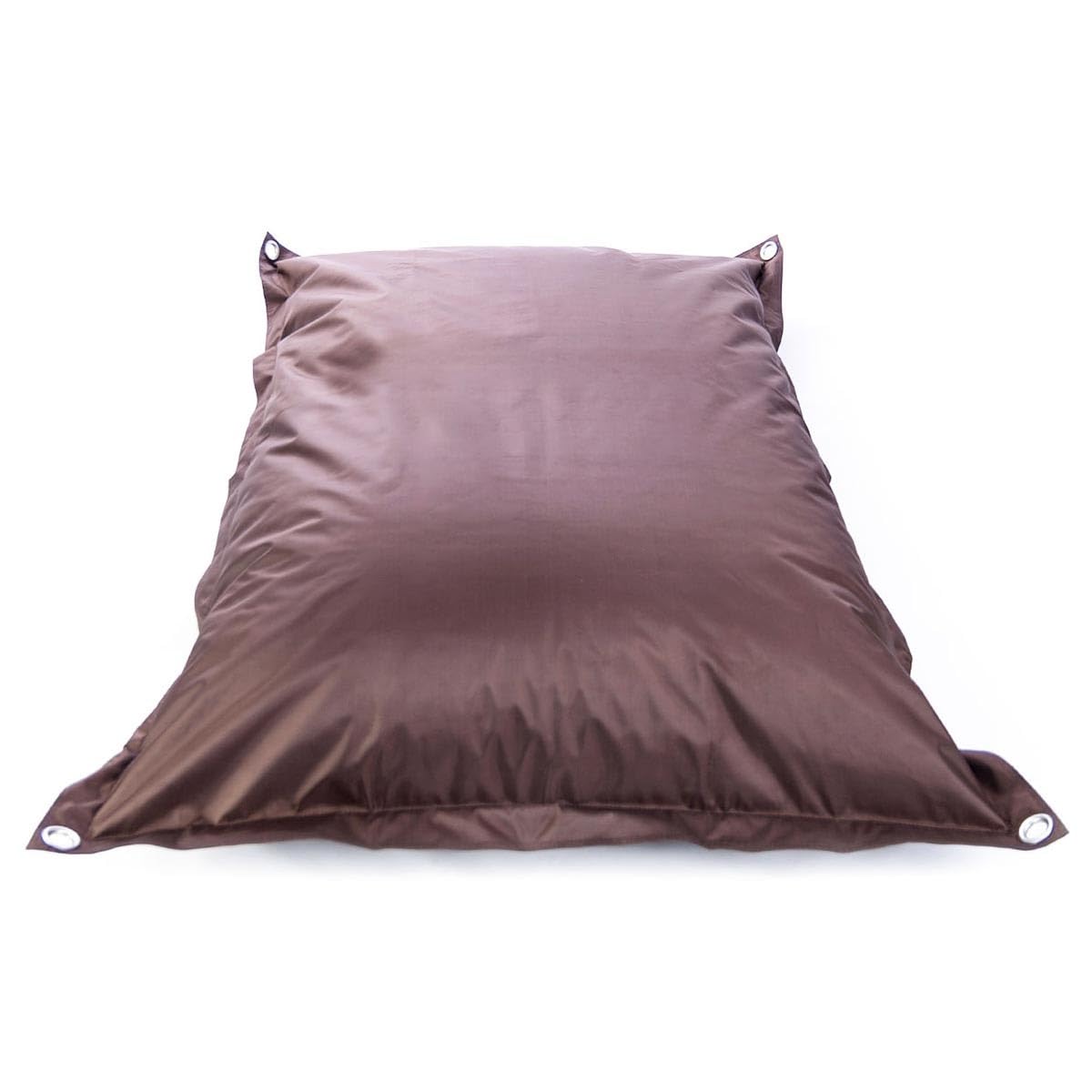 LIVEDECO - Housse Vide Pouf Géant XL Imperméable Extérieur Outdoor Chocolat BiG52 Iron RAW
