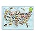 Galison Wendy Gold State Birds 1000 Piece Puzzle from Galison - Vibrantly Illustrated Birds of The US, Featuring The Artwork of Wendy Gold, Thick and Sturdy Pieces, Fun and Challenging Family Activity
