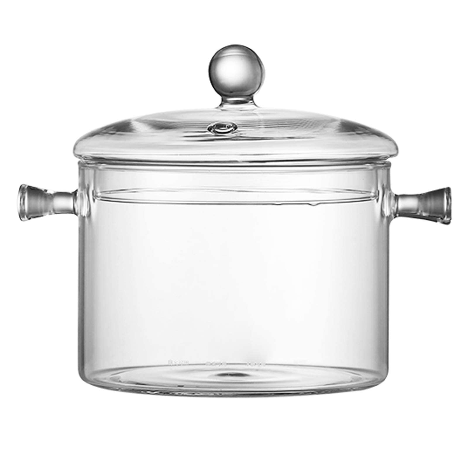 Amazon | Emuia 耐熱ガラス鍋 1.3L/1.5L/2L ホウケイ酸ガラス製 電子